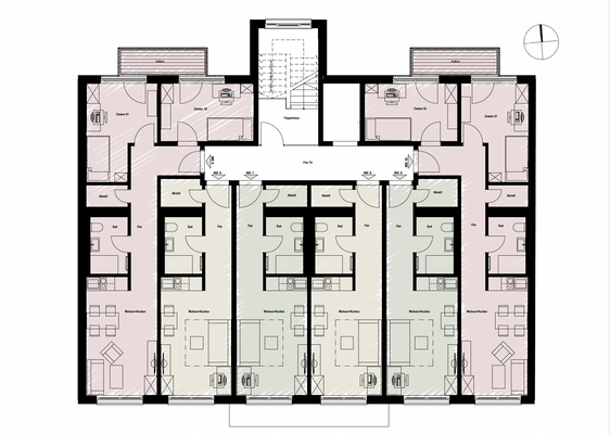 Grundriss - Regelgeschoss