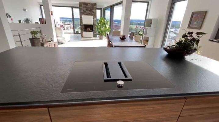 Aussicht von Einbauküche