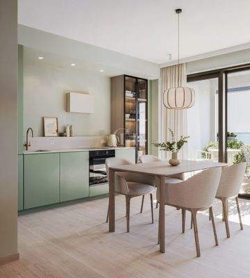 Residences Aurora - Type A1 - kitchen - green