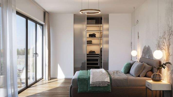 Innenansicht Schlafzimmer 