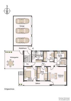 Grundriss Erdgeschoss