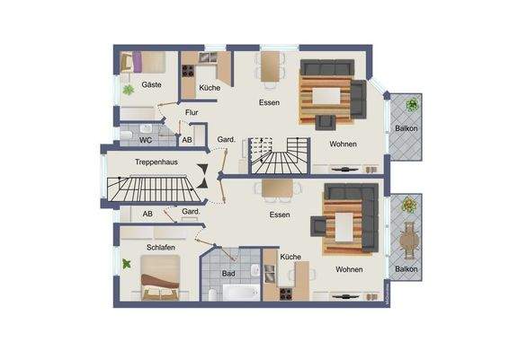 Grundriss Obergeschoss