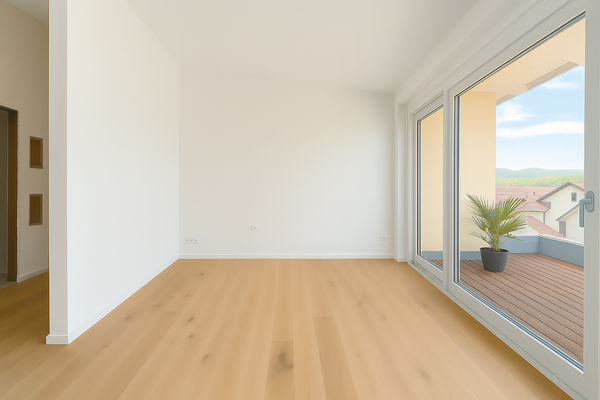 KI generiert / Küchenbereich und Terrasse