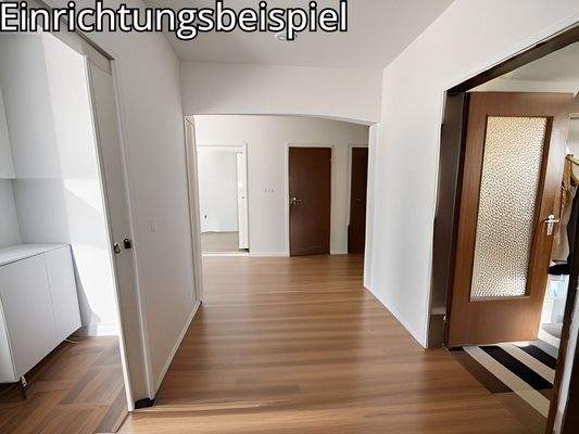 helle Diele -Einrichtungsbeispiel-