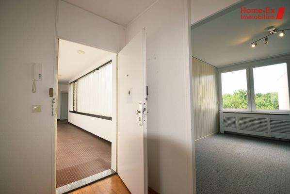 Der Eingangsbereich zum neuen Zuhause