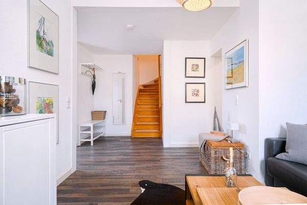 Blick vom Wohnzimmer in der kleineren Wohnung