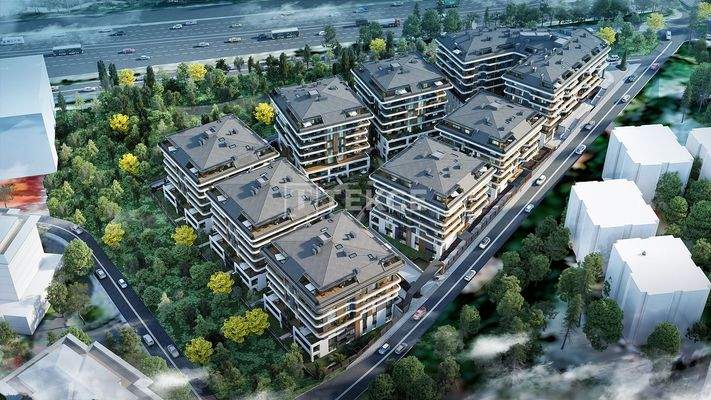 Apartments in İstanbul within a Complex with Facilities