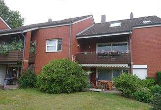 Rückseite des Wohngebäudes