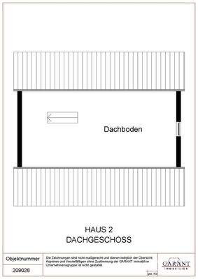 Dachgeschoss Haus 2