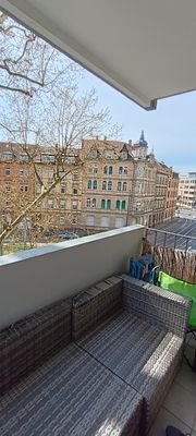 Blick vom Balkon 