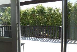 Blick vom Wohnzimmer 