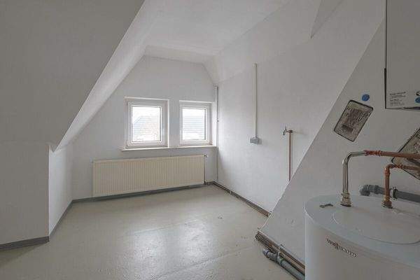 Der Hauswirtschaftsraum  im Dachgeschoss