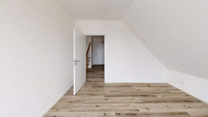 Schlafzimmer mit Domblick