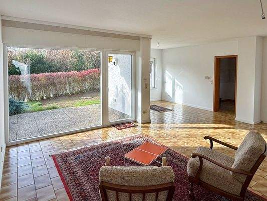 Blick zur Süd-West Terrasse