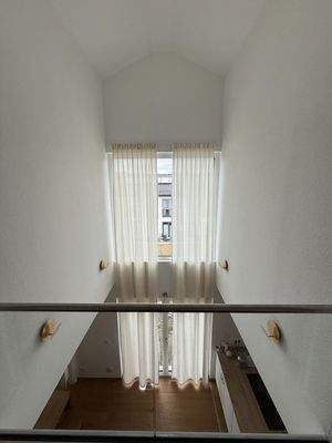 Luftraum mit Glaswand