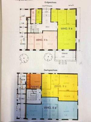Grundrisse der Wohnungen