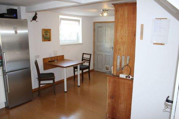 Auch in der Küche ist Platz zum Essen