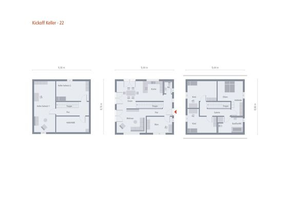 Grundrisse KHZ 3 Design11 mit Keller Option