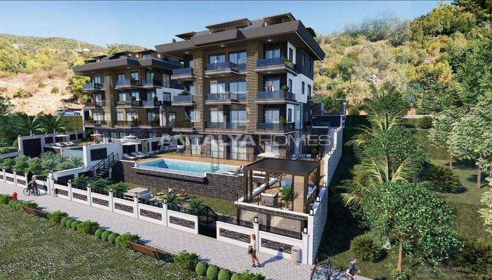 Sea View Elegant Properties in Alanya Cikcilli