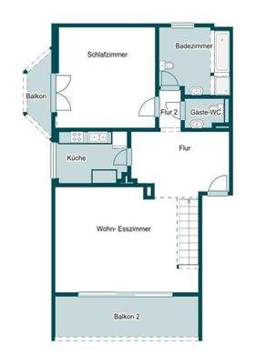 Grundriss Skizze 3.OG