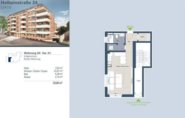 Grundriss WE00  Var. 01