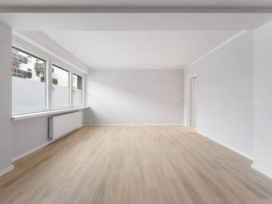 Ansicht I: Wohn- und Esszimmer