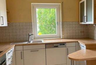 Küche mit Einbauküche