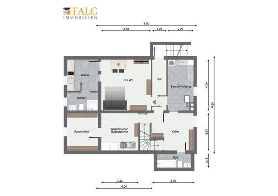 Kellergeschoss Haupthaus