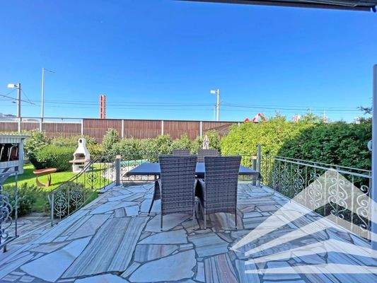 Terrasse Gartenseite I Ansicht Esszimmer