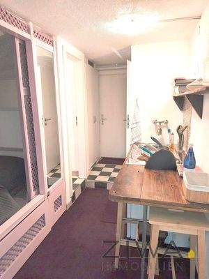 Kochen und Zugang Alkoven