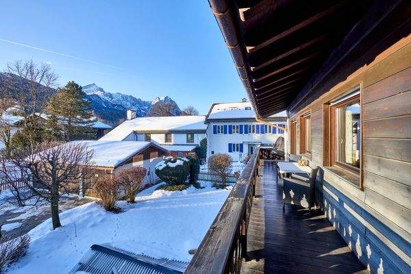 Süd-West Balkon (Winter)