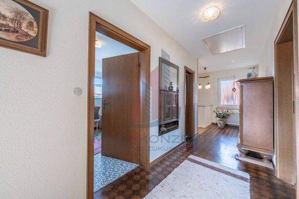 Der Flur im Obergeschoss