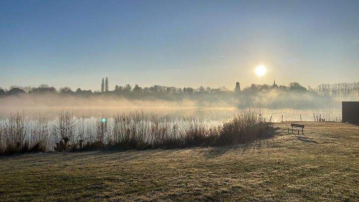 Sonneaufgang Kreidesee