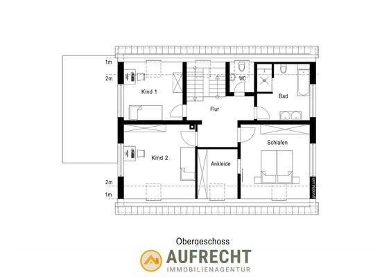 Grundriss Obergeschoss