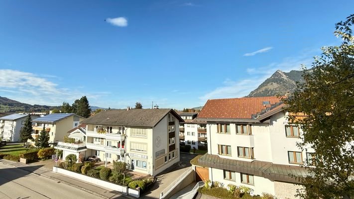 Aussicht vom Balkon