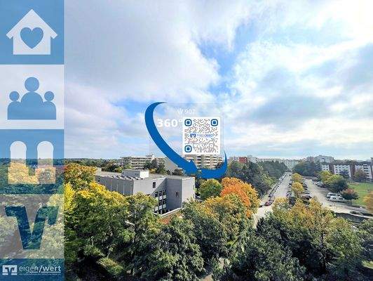 Ausblick der 3-Zimmer-Wohnung in Neuperlach