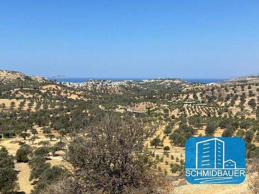 Kreta, Sivas: Grundstück mit herrlichem Meerblick am Ortsrand zu verkaufen