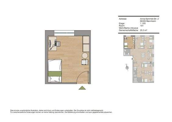 6_Grundriss Zimmer 101