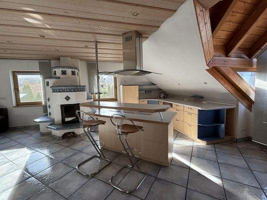 Wohnstudio mit Küche, Essecke