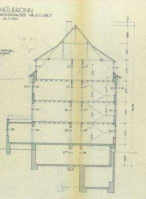Mehrfamilienhaus - Schnitt