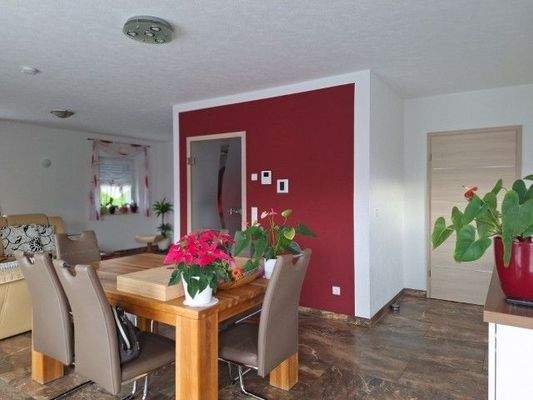 Blick zum Wohnbereich