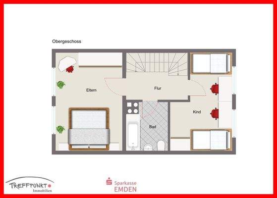 Grundriss Obergeschoss