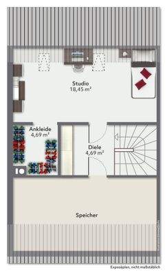 Grundriss Dachgeschoss