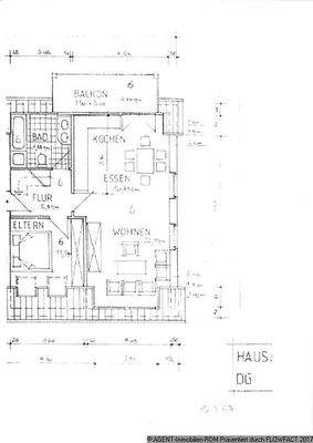 Grundriss DG Wohnung