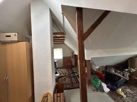 Dachboden mit Wärmedämmung