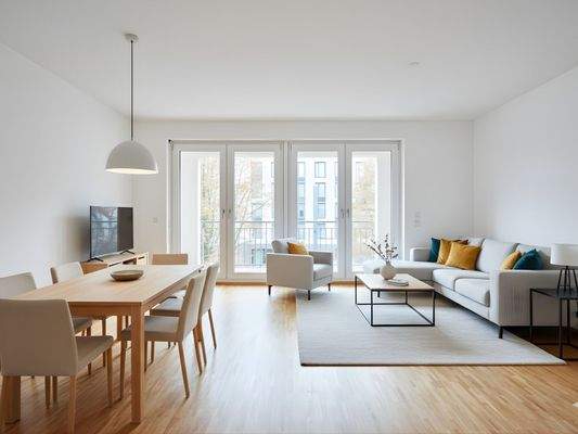 Wohn- und Esszimmer (Einrichtungsbeispiel)