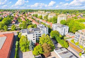 Vogelperspektive auf das Objekt