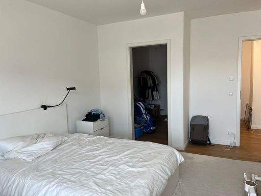 Schlafen und Ankleide