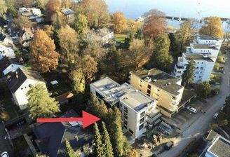 Luftbild Lage zum See