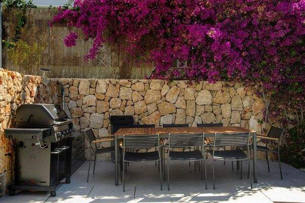 Summer kitchen in villa in Bendinat